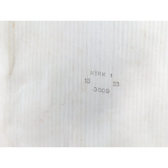 1930s OPEN BACK Arrow Kirk Canada Sanforized Formal Shirt, Starched White Bib - Picture 6 of 10